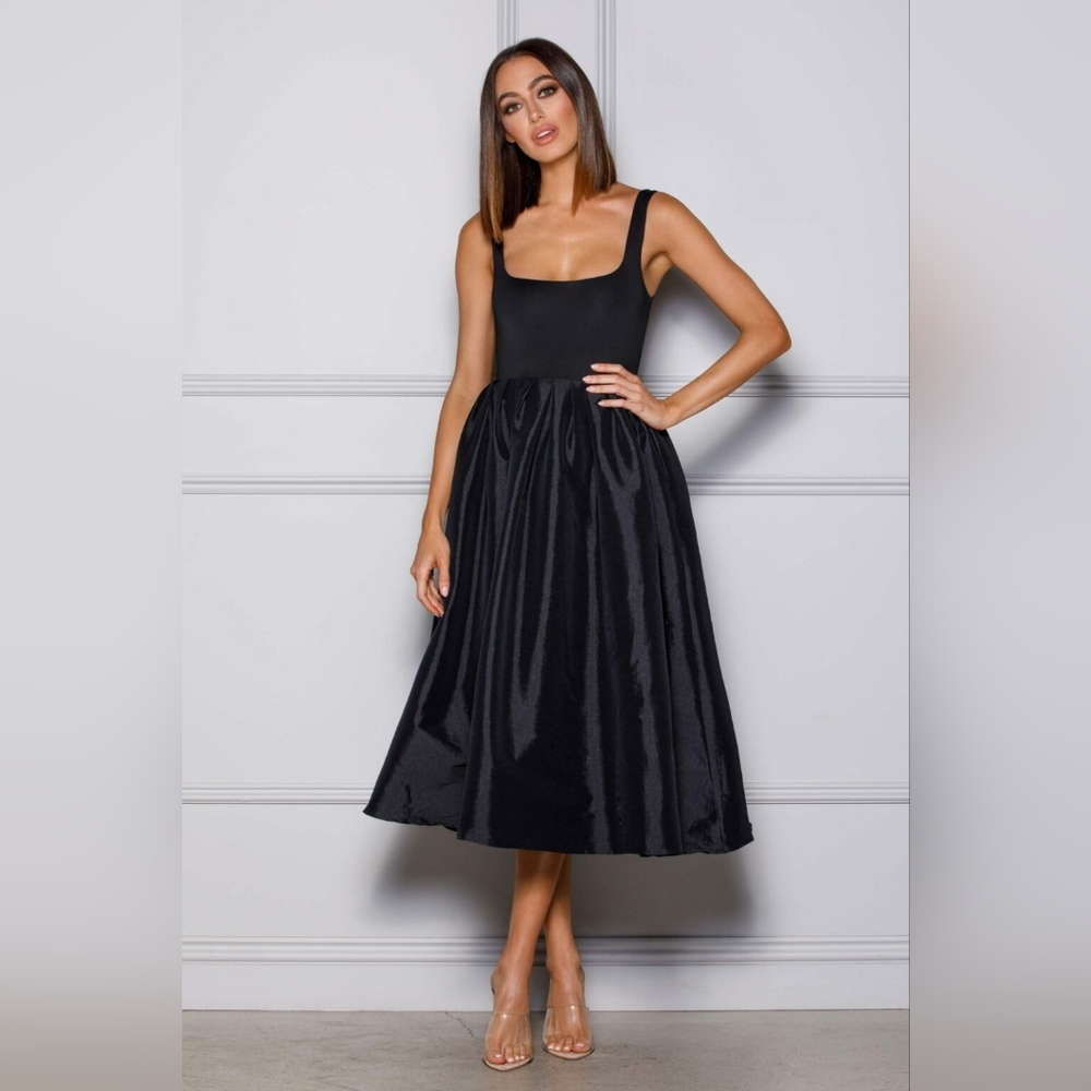Elle Zeitoune Cora Black Dress